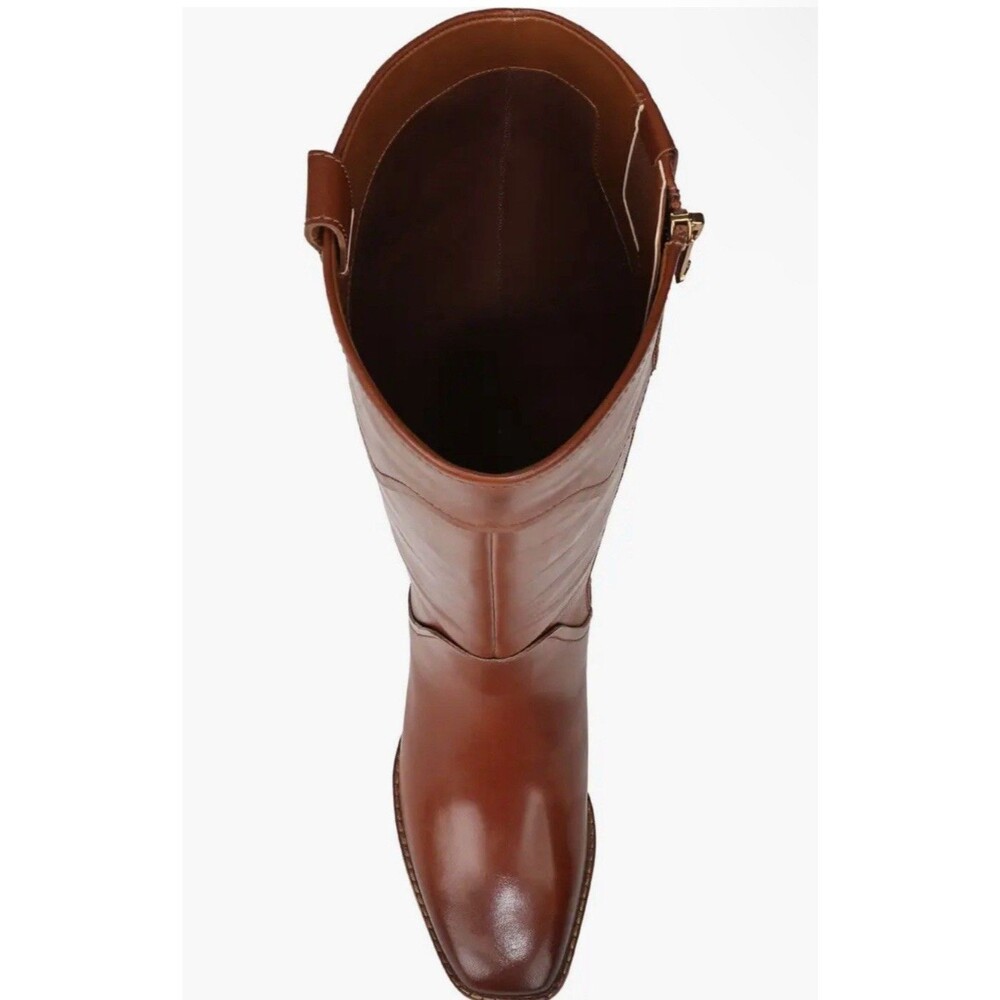 27 Edit Naturalizer Emmie Women's 12 Wide Calf Boots In Cider Spice Brown New - Picture 6 of 9